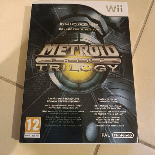 Metroid Prime Trilogy collector's edition for Nintendo Wii used