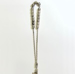 Metal worry beads used with chain minimal design