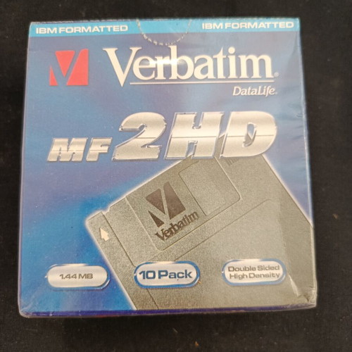 Verbatim IBM 3.5" Discs 1.44 MB Pack of 10 New