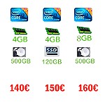  PC - Dell – Intel i3-4150, 4Gb(8Gb) DDR-3 , SSD-128GB ( HHD-250Gb) Micro-Tower