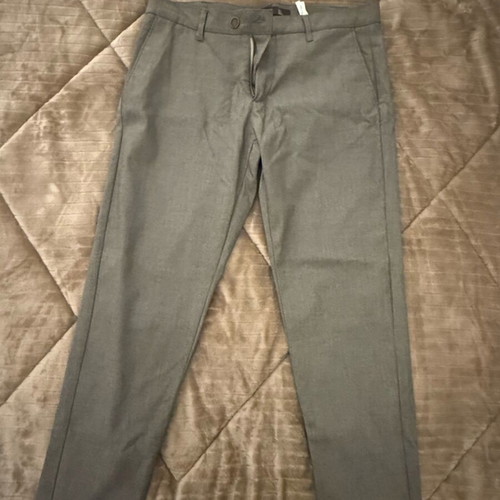 Zara men's pants gray fabric like new size M