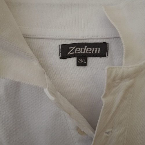 Zedem men's shirt 2XL white like new