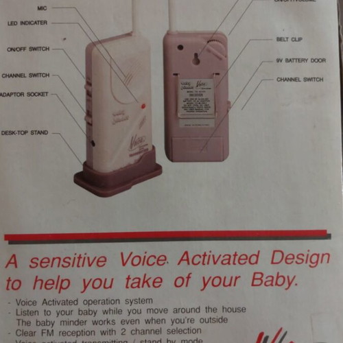 Voice Activated Baby Minder by TELE new in box