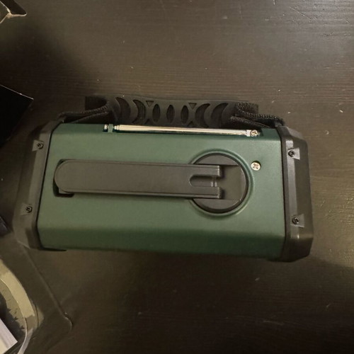 Emergency radio with solar charging and torch new