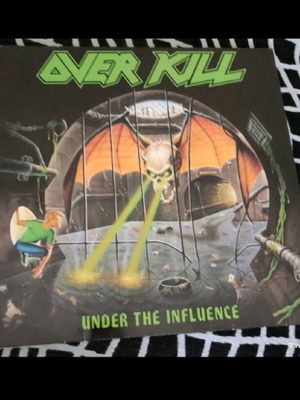 Overkill Under The Influence LP vinyl used, metal, 1988