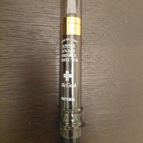 Prettyskin face serum with peptides and 24K gold new