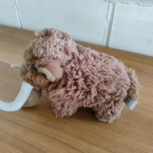Plush Mammoth Bear used with slight discoloration, height 14 cm