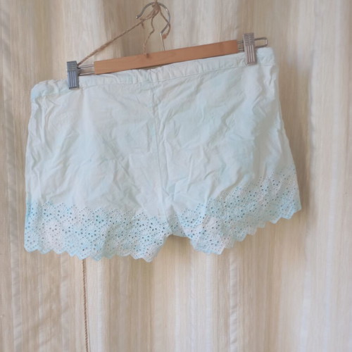 Oysho Tie Die Shorts like new, medium size, white and green