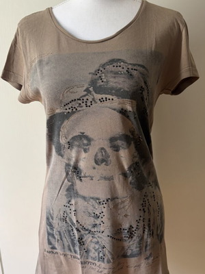 Vintage Culture T-shirt beige, like new, size S/M