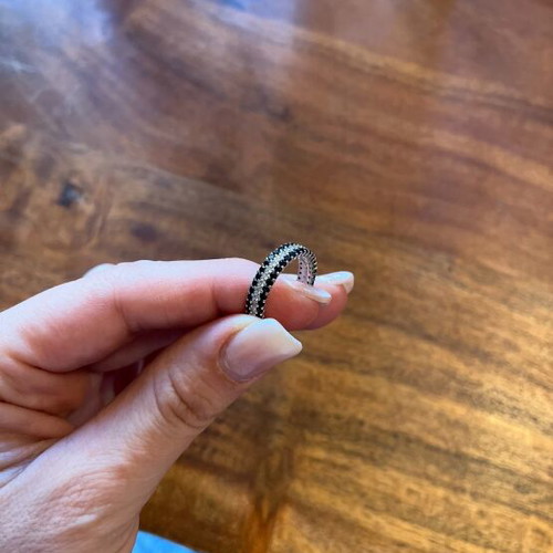 Steel wedding ring new, size 7, circumference 54.4 mm