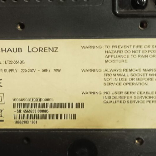 Schaub Lorenz 22-inch TFT LCD TV, used