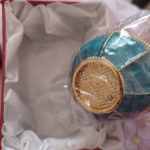 Decorative jewelry box new with teddy bear and rhinestones