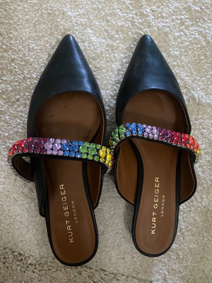 Kurt Geiger flat shoes used, size 38