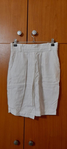 ZARA Φούστα λευκή ψηλόμεση