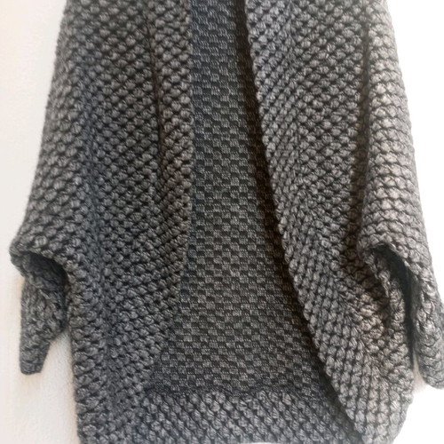 Enzzo wool bolero jacket grey size S like new