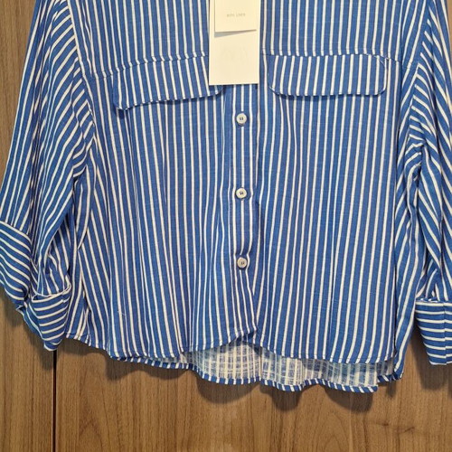 Zara linen shirt small, new, 80% viscose 20% linen, 3/4 sleeves