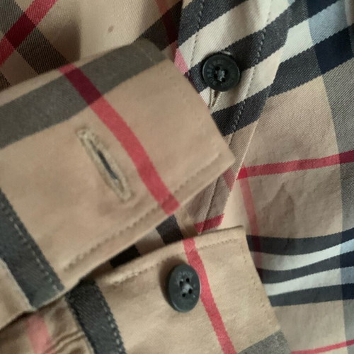 Burberry London authentic shirt used, size L, beige brown
