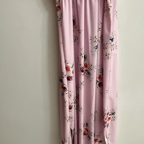 Long summer dress used, floral pattern