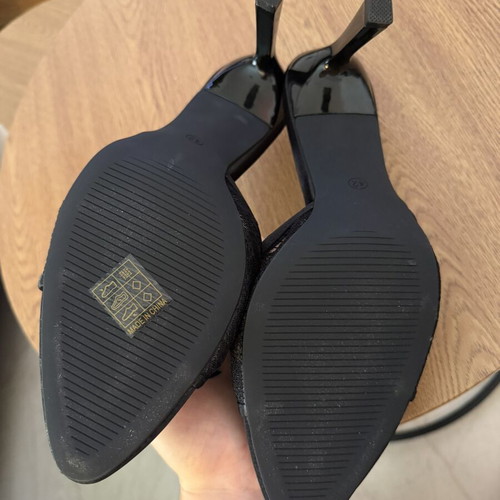 Shein black mules shoes size 42