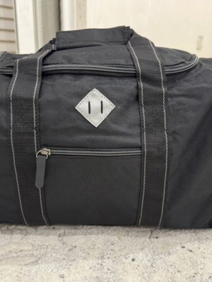 Gym bag new, black handheld