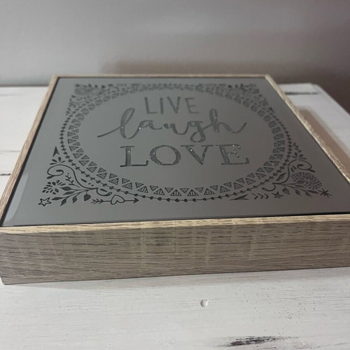 LIVE laugh LOVE decorative light frame like new
