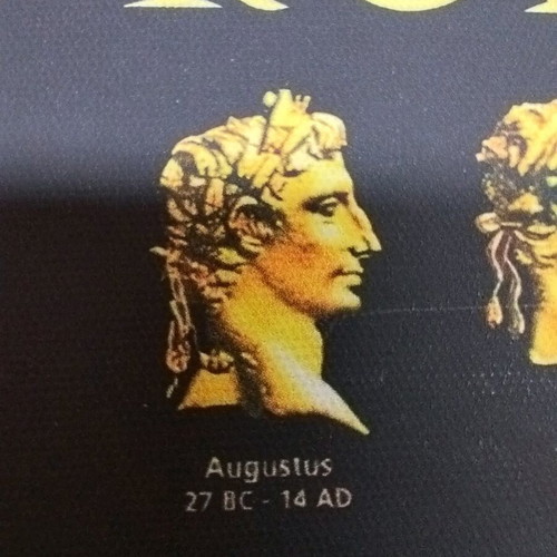 Roman Emperors canvas new, size A3 30x40 cm