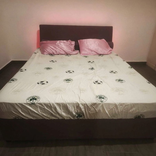 Neoset bed with mattress and storage, sofa, table and chairs set