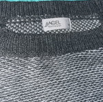 Agel Knitwear grey knitted sweater, medium