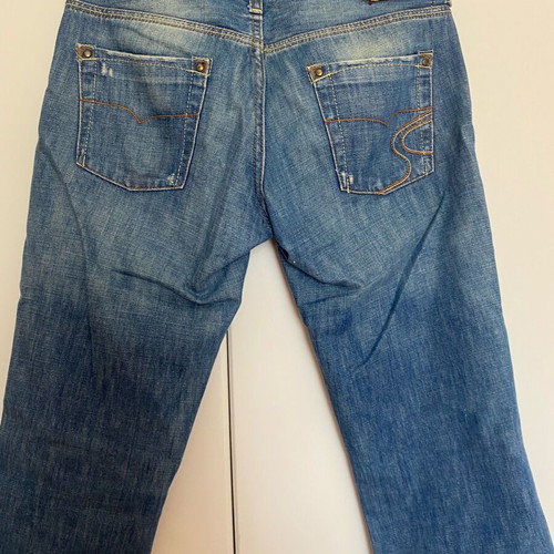 Staff women's blue capri jeans like new No 28