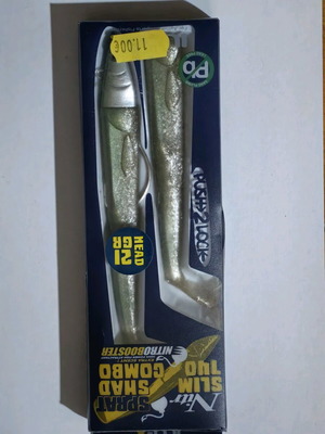 Illex Nitro Sprat Slim Shad Combo Jighead 140mm 10gr unused silicone fish