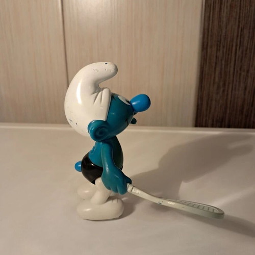 The Smurfs Tennis Smurf McDonald’s Happy Meal Toy 2002 new