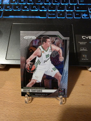 Kostas Tsartsaris Euroleague Prizm card like new