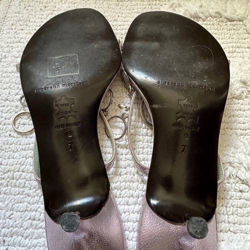 Sigerson Morrison sandals used, size 37, silver