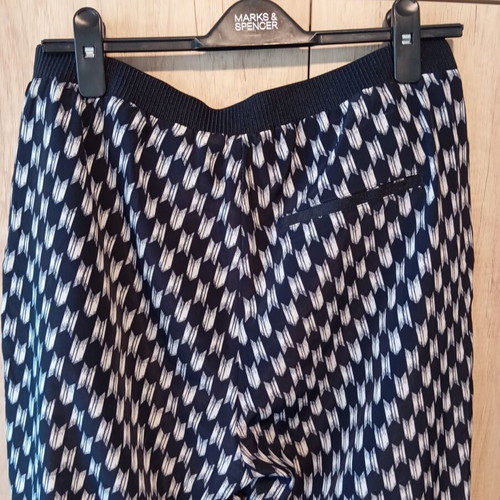 H&M summer pants blue and white new, size XL