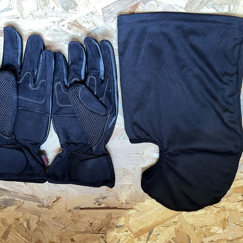 Full face and spring gloves like new