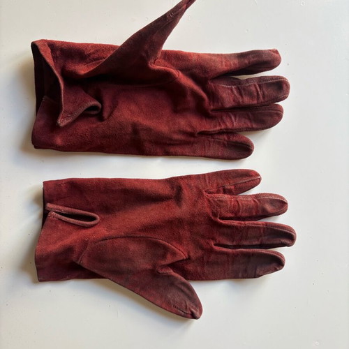 Castor gloves burgundy used