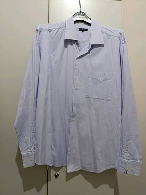 Tex Man men's long-sleeve shirt like new, light purple, size 43/44
