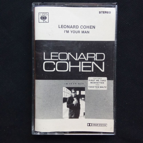 Leonard Cohen I'm Your Man audio tape used, 1980s