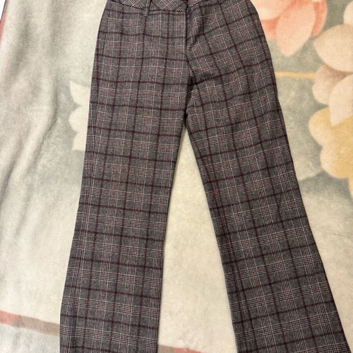ZINI Boutique plaid pants used, size 42, with wool