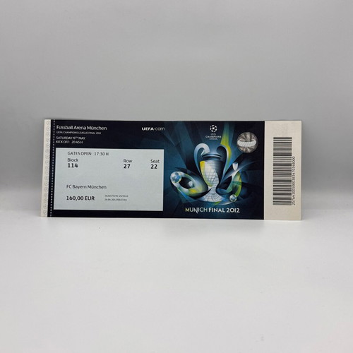 Champions League Final Ticket 2012 Bayern Munich - Chelsea used
