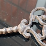 Metal key used