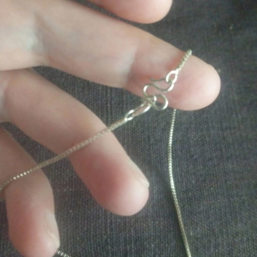 925 silver star necklace with chain