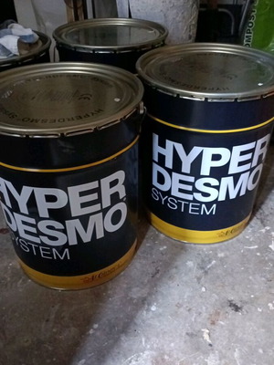 HYPERDESMO στεγανωτικά ταράτσας, 3 δοχεία των 25 κιλών