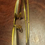 Presbyopia glasses new 1.25 with Italian frame green