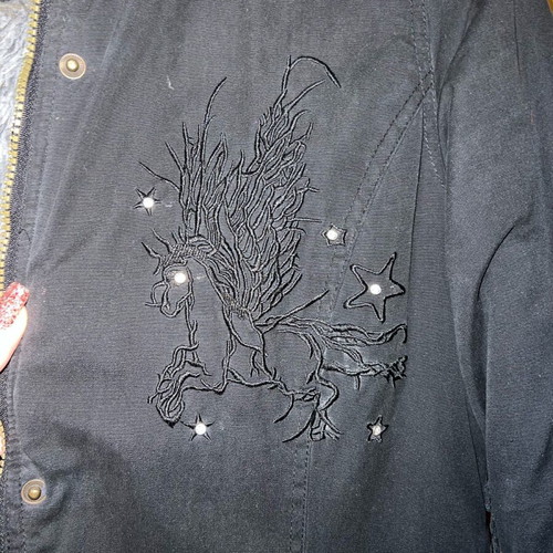 Parka used size M, black
