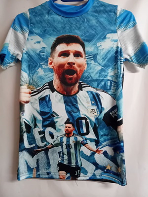 Messi 10 Argentina commemorative acrylic t-shirt