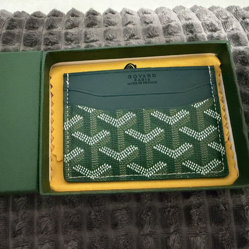 Goyard Paris Wallet new, green with all accessories