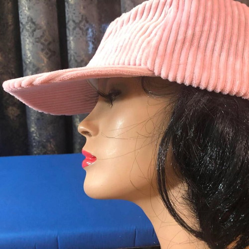 Pink hat like new, sizes M and L, 57 cm