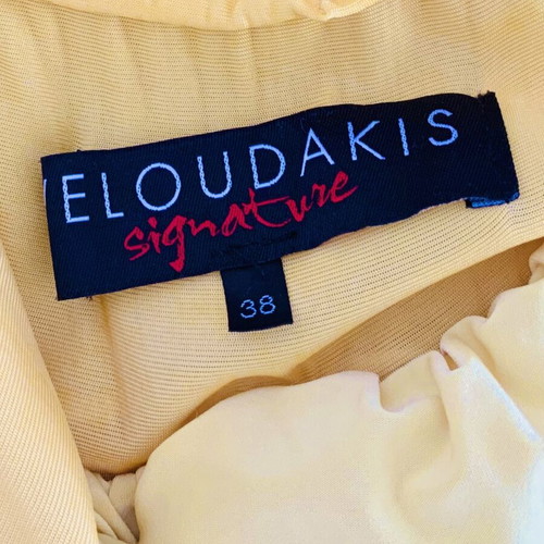 Veloudakis dress new, colorful yellow, size S-M