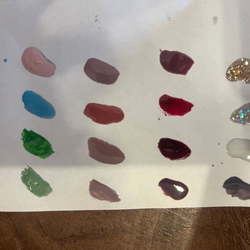 Semipermanent nail polish set, 29 pieces